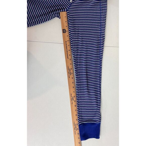 Victoria's Secret Women's Pajama Set Blue Lavender White Metallic Stripe Size XS - Picture 9 of 12